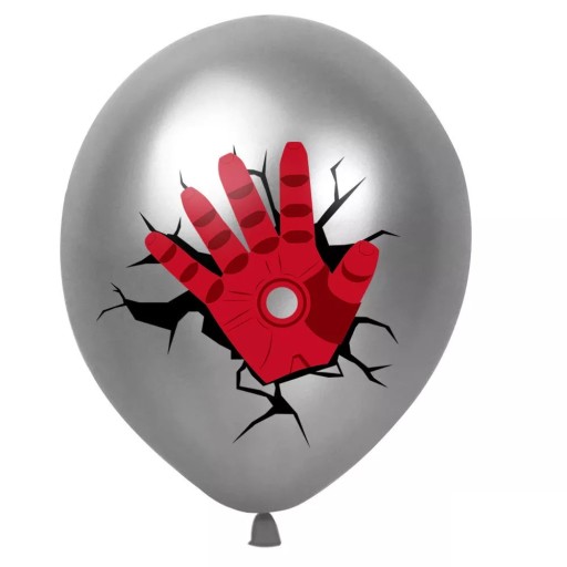 LATEXOVÝ BALÓN SUPERHRDINOVÉ HÉLIUM NA NARODENINOVÝ PLES 6 KS