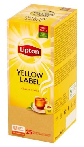 Lipton Yellow Label čierny čaj 25x1,8g