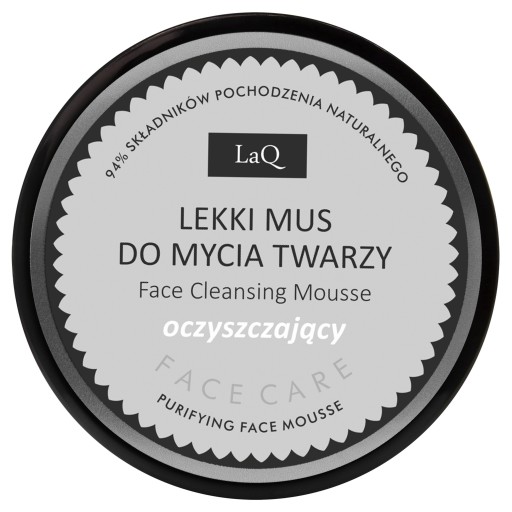 Hĺbkovo čistiaci prípravok na tvár s aktívnym uhlím LaQ