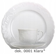 0001 ŠÁLKA 100 ml espresso Biely ROCOCO ĆMIELÓW PORCELÁN