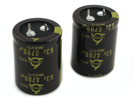 KONDENZÁTOR 4700uF / 63V 30x40mm SAMYOUNG HQ AUDIO