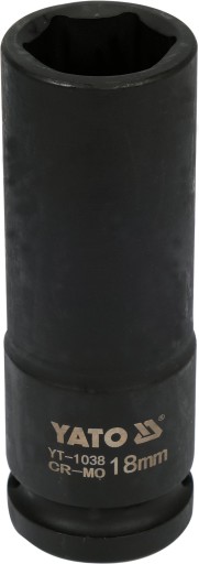 Dlhá rázová objímka hlboká 1/2'' 18mm YATO