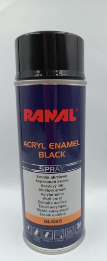 Čierny lesklý lak v spreji 400ml