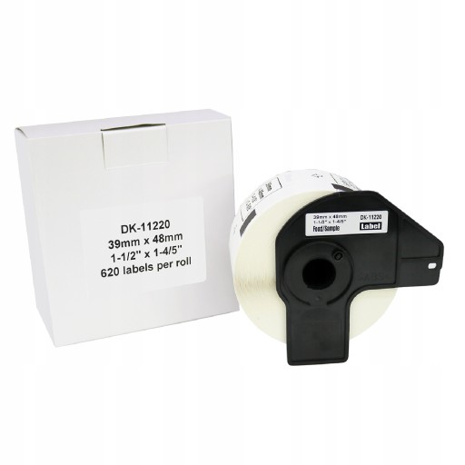 Štítky pre držiak Brother QL 39x48mm DK-11220