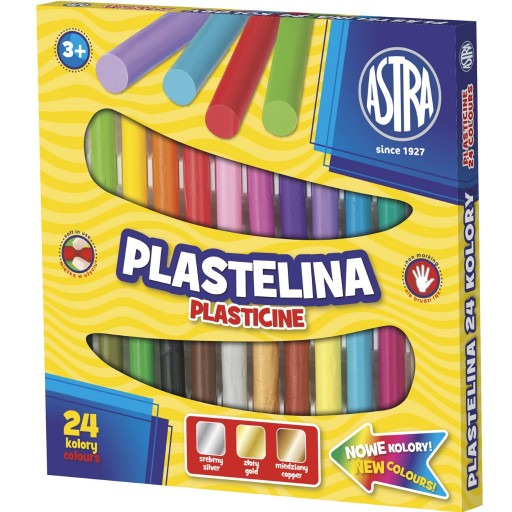 Plastelína Astra 24 farieb 303110001