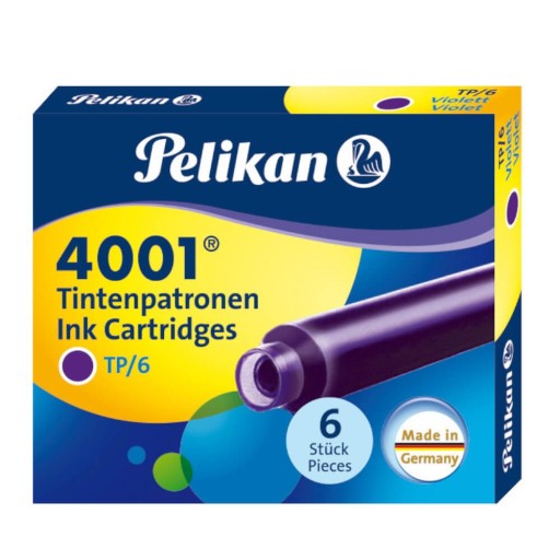 Náplne do plniaceho pera 4001 krátke TP/6 PELIKAN