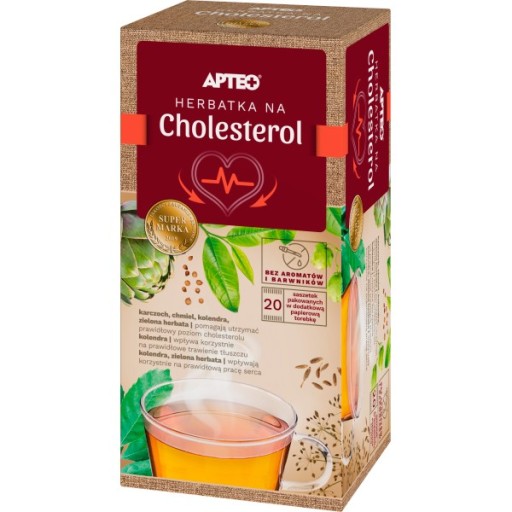 Apteo Cholesterolový čaj 20 vrecúšok