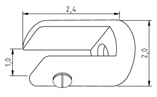 Držiak skla JM-074 SATIN Irwar