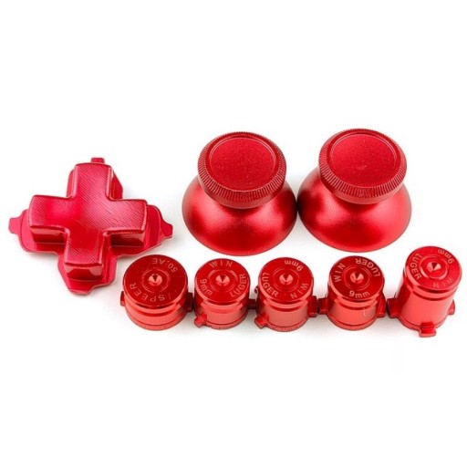 MUSHROOM KNOB ANALÓGOVÝ KRYT NA TYČ PRE XBOX ONE PAD ČERVENÝ TR.