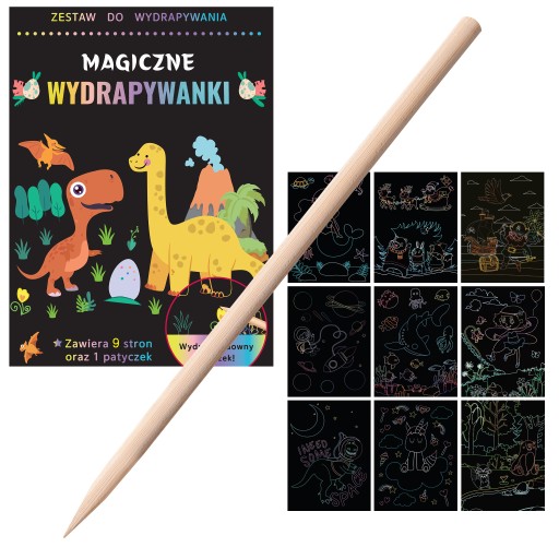 Škrabacia hra MAGIC SCRATCH, omaľovánky na výber
