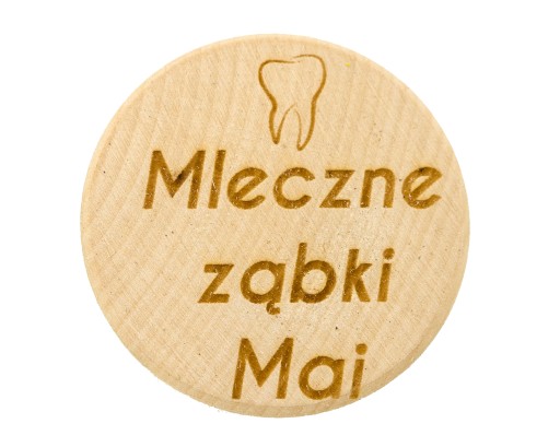 Krabička na prvý mliečny zúbok s gravírovaním