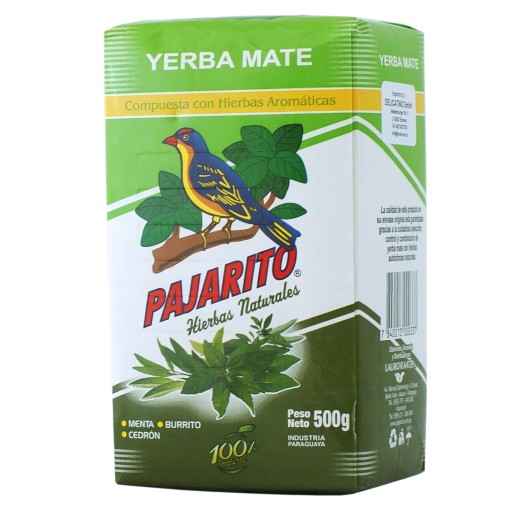 Yerba Mate Pajarito Yaguar Hierbas 0,5 kg 500 g