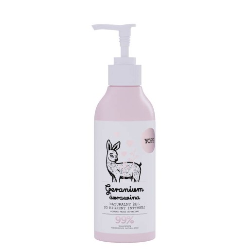GÉL NA INTÍMNU HYGIENU YOPE GERANIUM A BRUSNICE