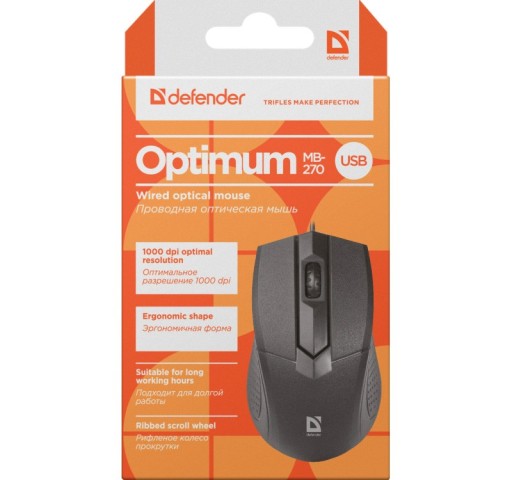 Drôtová myš Defender Defender OPTIMUM MB-270 O