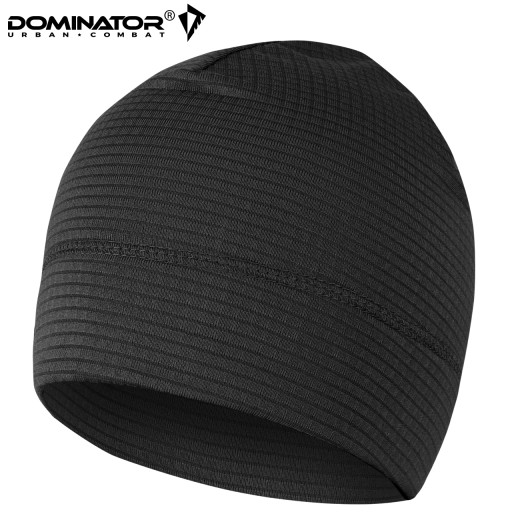 VOJENSKÁ ZIMNÁ ČIAPKA QUICK DRY DOMINATOR, ČIERNA