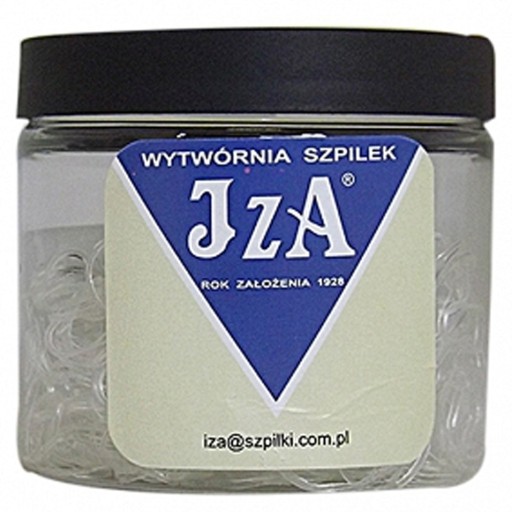 IZA SILIKÓNOVÉ GUMY NA VLASY, ČIERE, 500 ks.