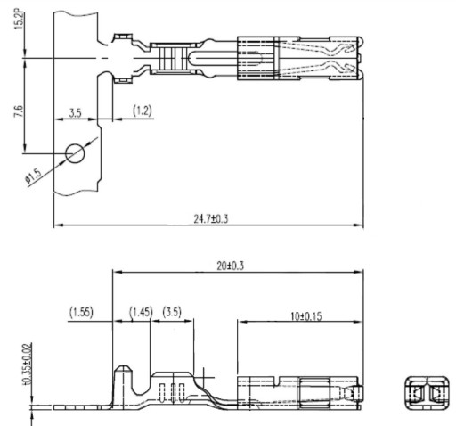 Konektory Sicma F1,5 /10ks/ 1,25-2,0mm²