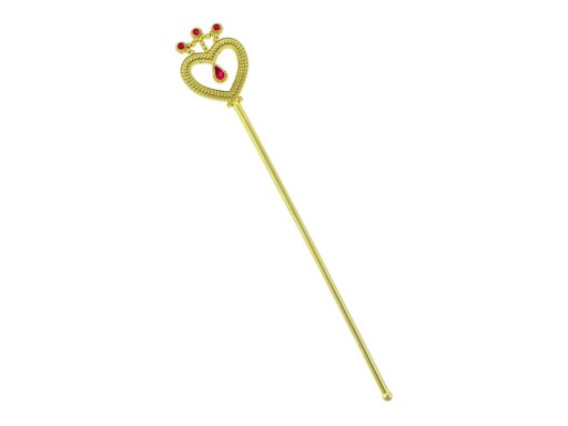 Zlatý prútik s rubínom, 37 cm