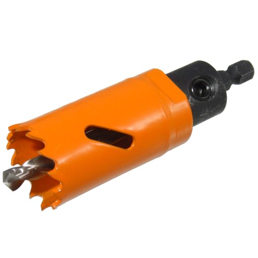 Sada - Bimetalová dierová píla pr. 27 mm + adaptér