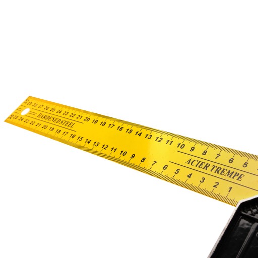 Stolársky hranatý Hliníkový konštrukčný uhlomer s mierkou 300 mm