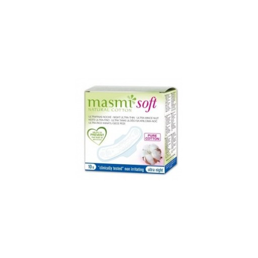 MASMI Soft Ultratenké hygienické vložky na noc, 10 kusov