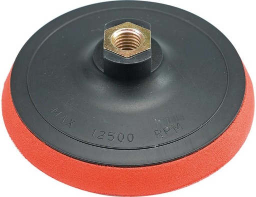 GUMOVÝ DISKOVÝ KOTÚČ SO SUCHÝM zipsom NA UHLOVÚ BRÚSKU 125MM