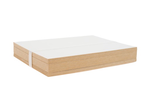 10x HDF Biela - 3mm - A5 210x148mm - rezanie laserom