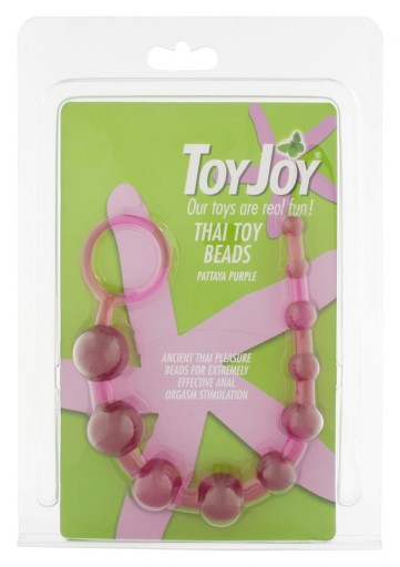 Zástrčka/guličky - THAI TOY BEADS FIALOVÁ