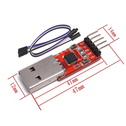 CP2102 Konvertor - programátor USB - RS232 TTL UART