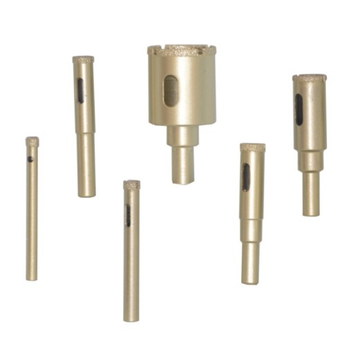 Diamantový vrták na dierky na kameninu 10mm ZLATÝ