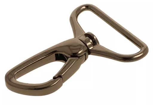 Karabínka otočná 38x62mm Krawiecki - nikel