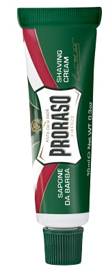 Osviežujúci krém na holenie PRORASO zelená VZORKA