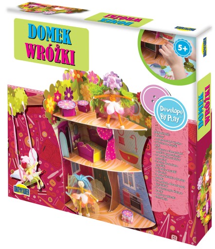 vyrobte si kartónovú vílu a domček pre bábiky