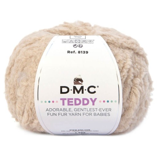 DMC TEDDY kožušinová priadza 311 hnedá