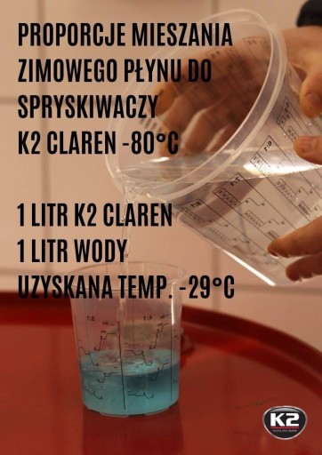 K2-claren-80c-1-l koncentrát kvapaliny do ostrekovačov