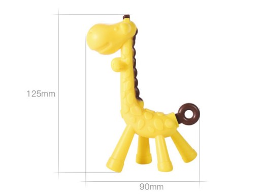 ASKATO SILIKÓNOVÉ ZÚBKY ŽLTÉ 13 CM