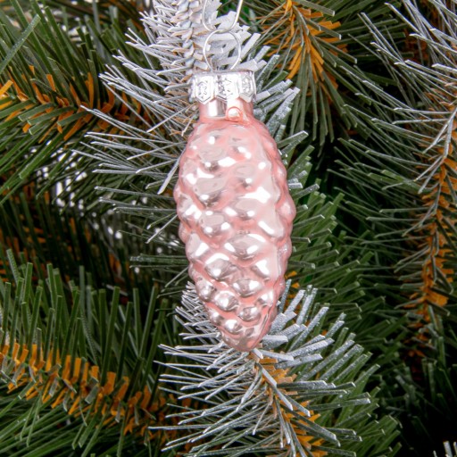 Baubles Cones Blush Pink 6 ks