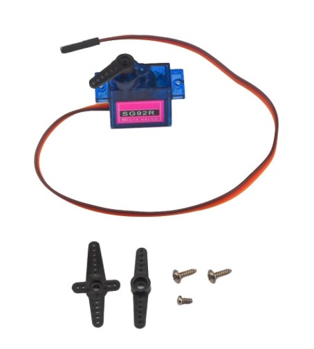 Servo Servo mechanizmus micro TowerPro SG92R 9g uhlík 2,5kg/cm PWM 90 stupňov