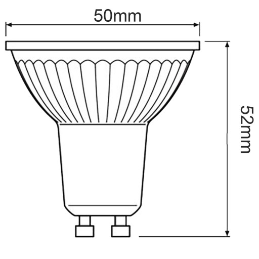GU10 LED žiarovka 4,5W 50W 4000K Stmievateľná Osram