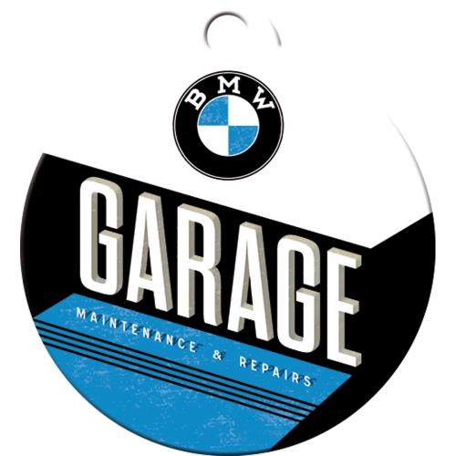Oceľová kľúčenka Nostalgic-Art BMW Garage