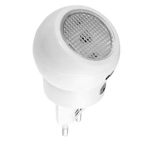 LED NOČNÁ LAMPA EURA ML-02A3 ~230V do zásuvky