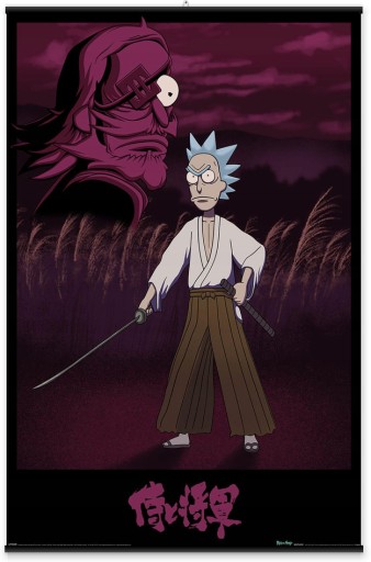 Nástenný plagát Rick and Morty Samurai 61x91,5 cm