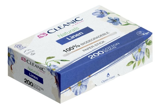 Cleanic Naturals ľanové tyčinky 200 ks.