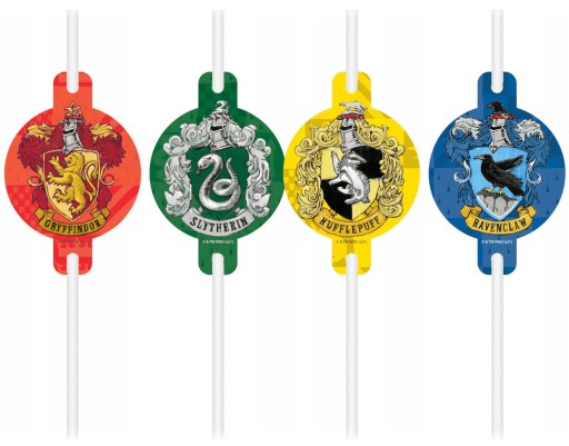 Papierové slamky Harry Potter MEDALION k narodeninám