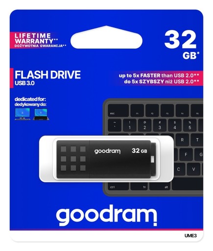 GOODRAM Pendrive UME3 32GB USB 3.0 čierny