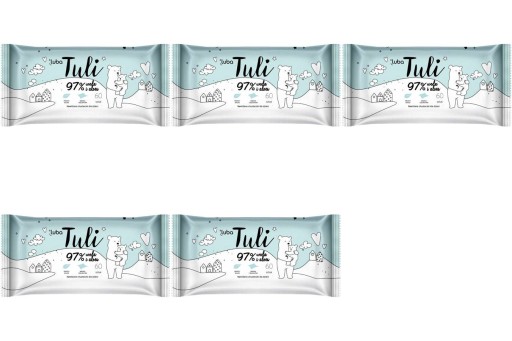 Luba Tuli vlhčené obrúsky pre deti s aloe 60ks x 5ks