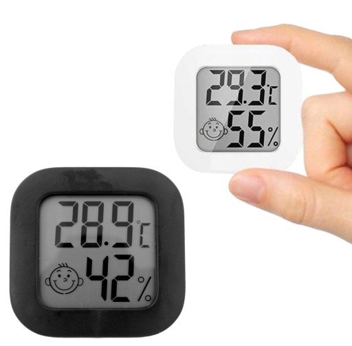 DIGITÁLNY TEPLOMER HYGROMETER PRIESTOROVÁ METEOSTANICA S DISPLEJOM AG355B