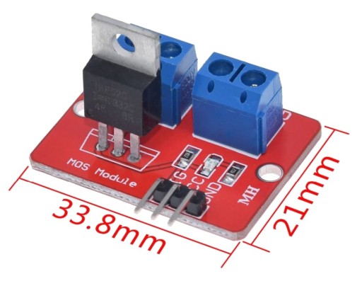 259 PWM N-Mosfet IRF520 Arduino Power Module 5A 24V