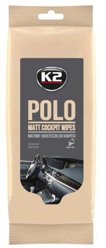 K2 POLO MATNÉ VLHČENÉ Utierky do KOKPITU