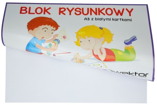KRESLENIE Block Vector White A3 Cartoonist